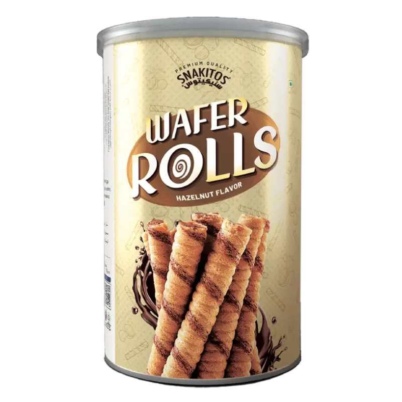 Wafer Rolls Hazelnut - 80g Wafer Rolls Hazelnut - 80g
