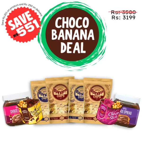 Choco Banana Deal Free Shipping all over Pakistan