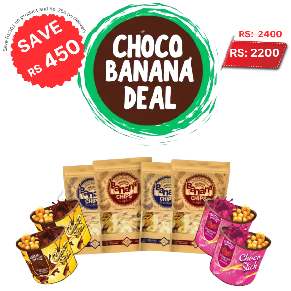 Choco Banana Deal Free Shipping all over Pakistan