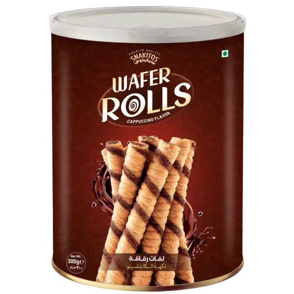 Wafer Rolls Cappuccino - 300gm