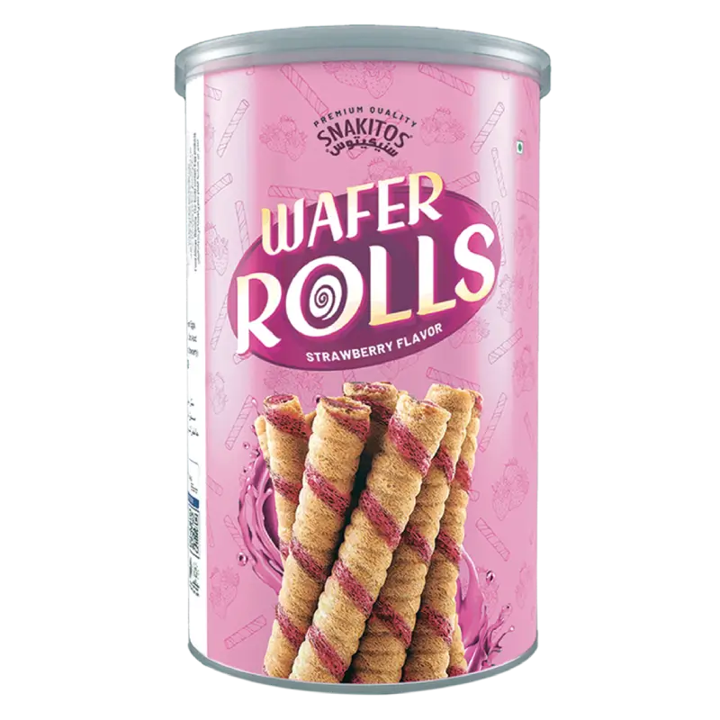 Wafer Roll Strawberry – Pack of 6