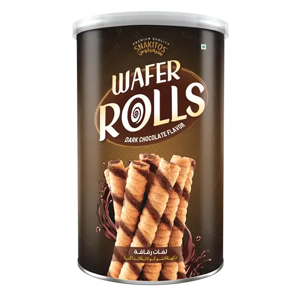 Snakitos Wafer Roll Dark Chocolate - 80g