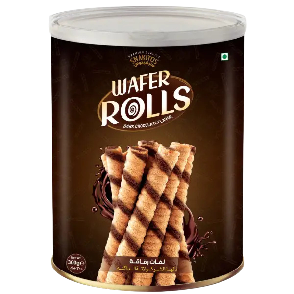 Wafer Rolls Dark Chocolate - 300gm