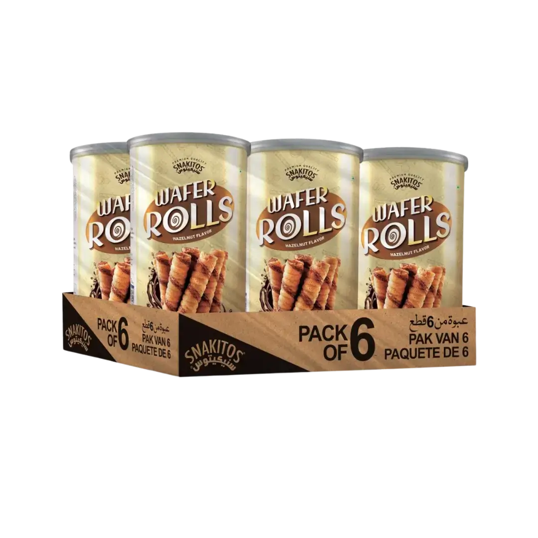 Wafer Roll Hazelnut – Pack of 6