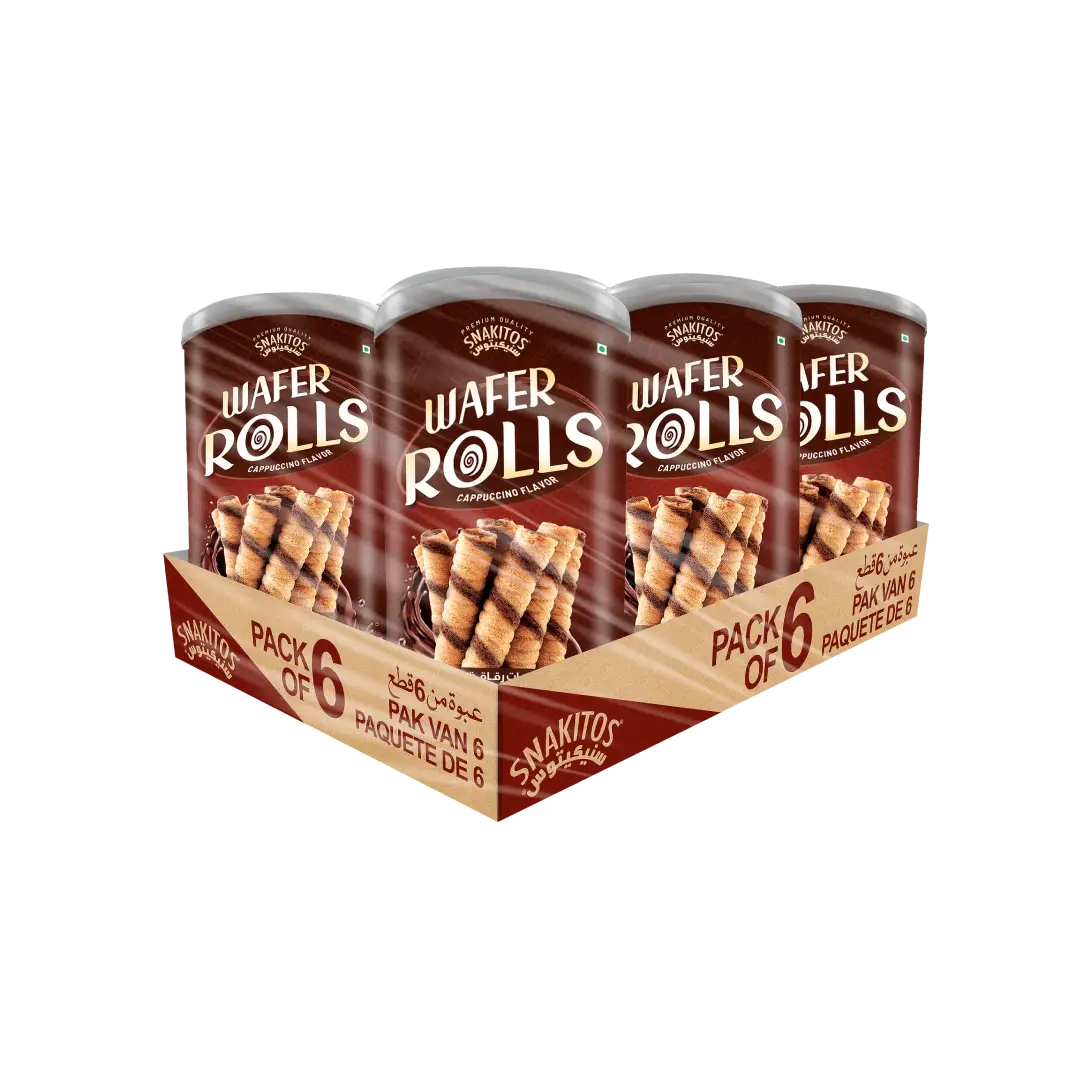 Wafer Roll Cappuccino – Pack of 6