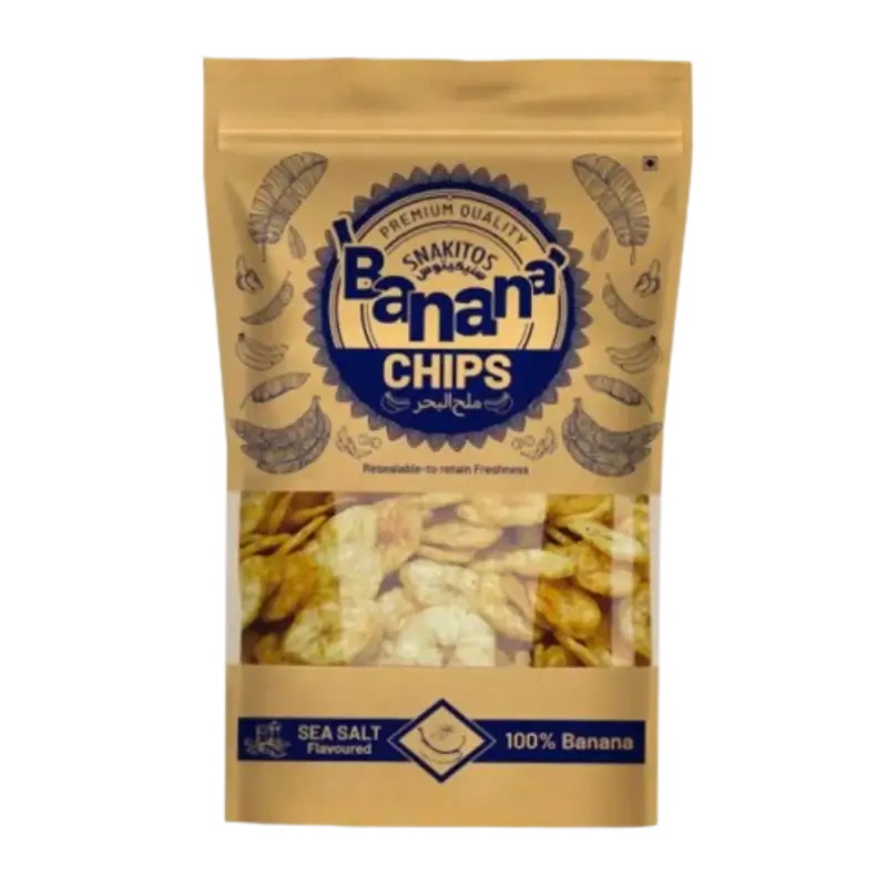 Banana Chips Sea Salt - 100g